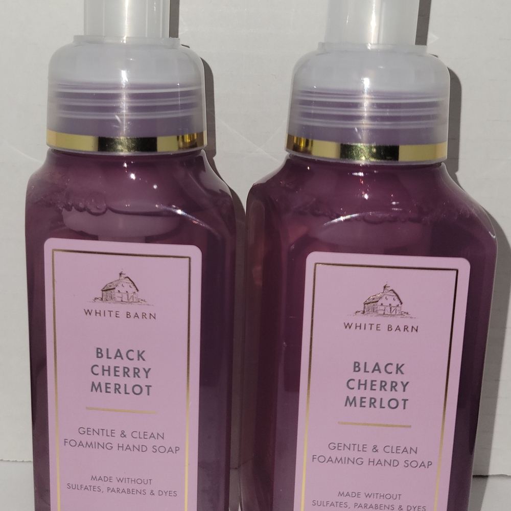 White Barn By Bath & Body Works Black Cherry Merlot Foaming Hand Soap (2-Pack)